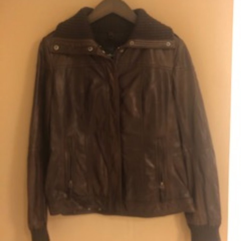 Eddie Bauer Leather Jacket- M